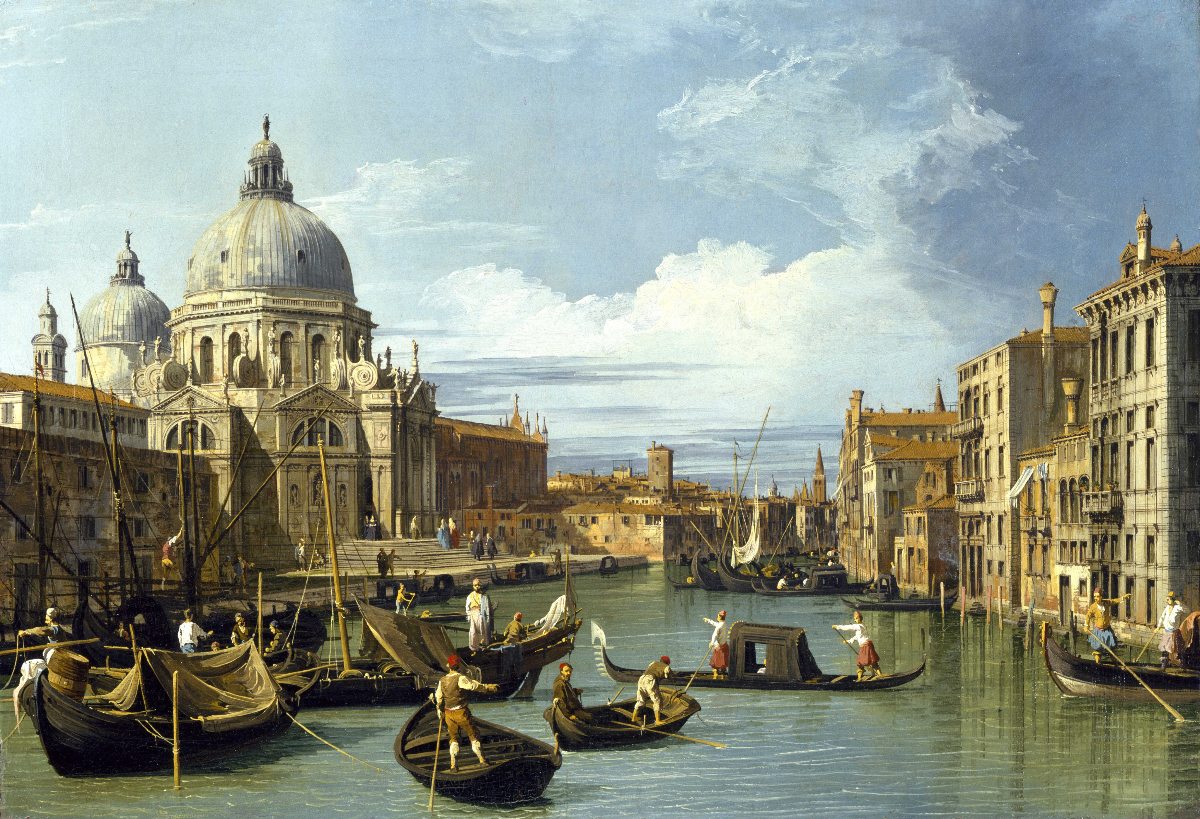 Canaletto, The Entrance to the Grand Canal, Venice